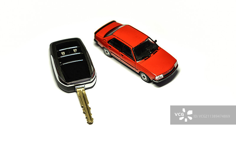 玩具车与钥匙图片素材