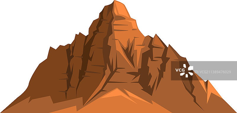 沙漠山脉橙色岩石地貌图片素材