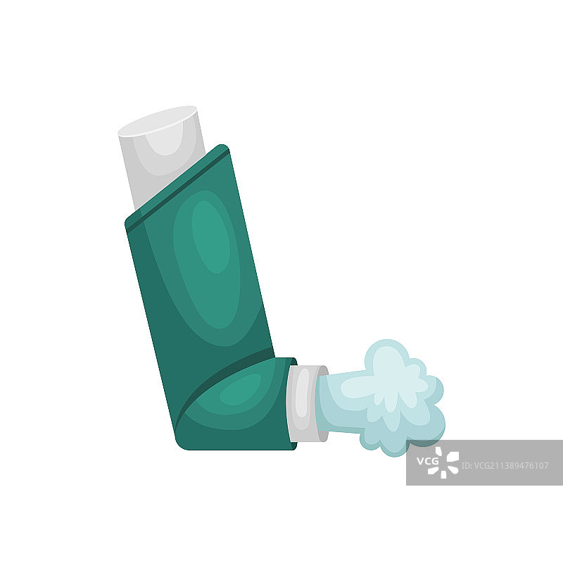 哮喘病人的吸入器医疗设备图片素材