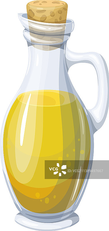 橄榄油玻璃壶罐瓶图片素材
