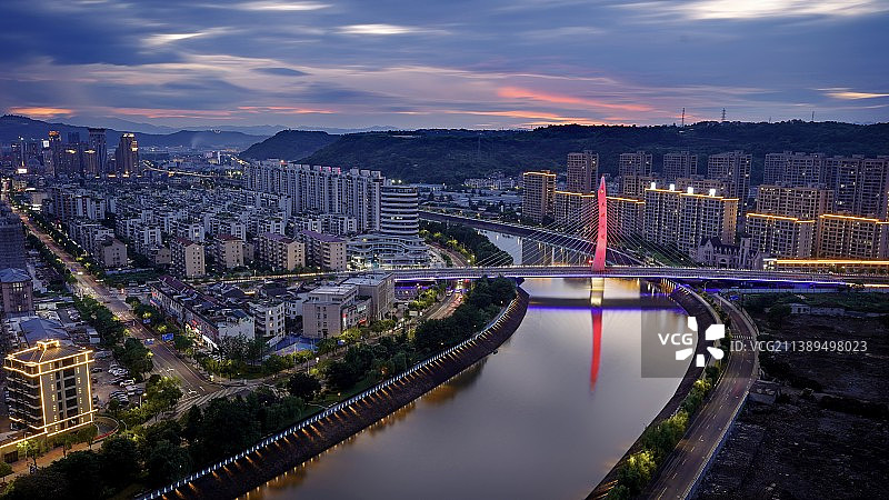 新昌城市风光地标建筑图片素材