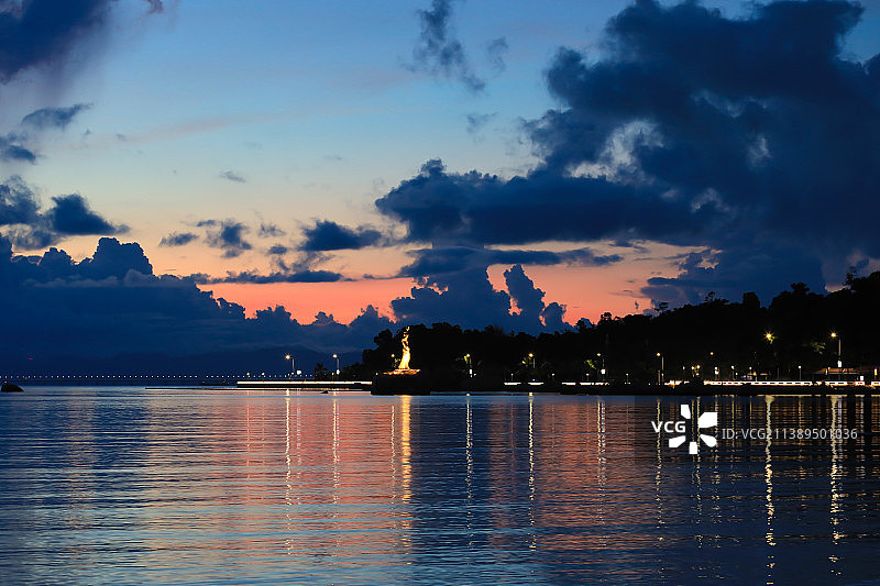 香炉湾的早晨图片素材