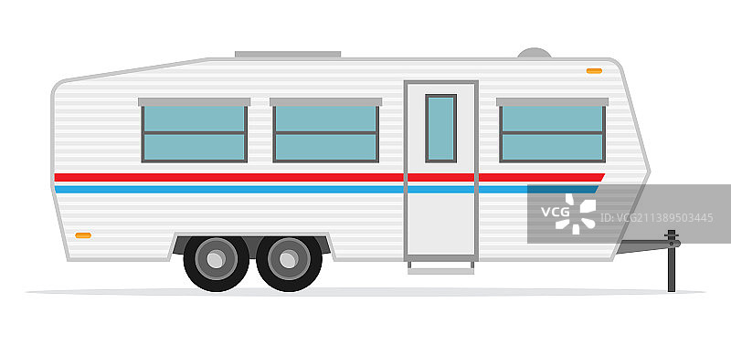 房车露营拖车图片素材