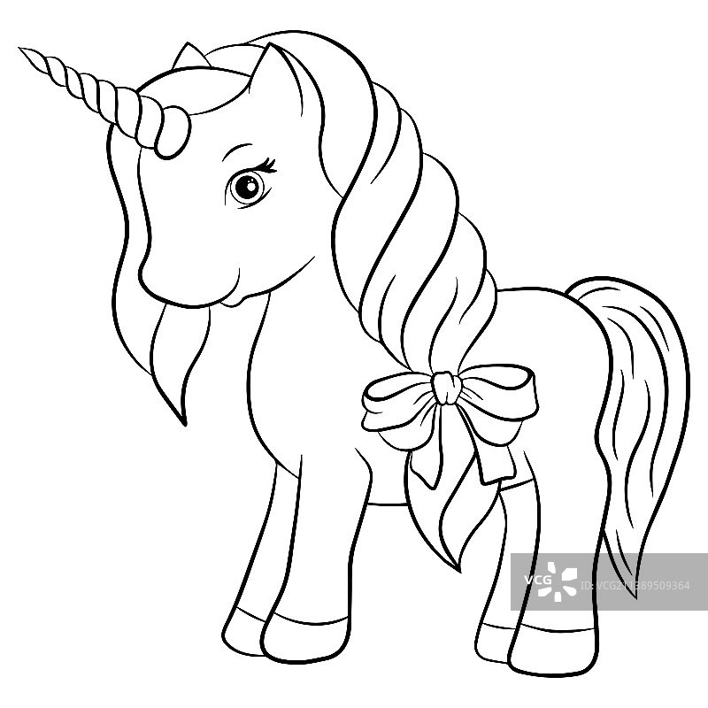 可爱的独角兽图片素材