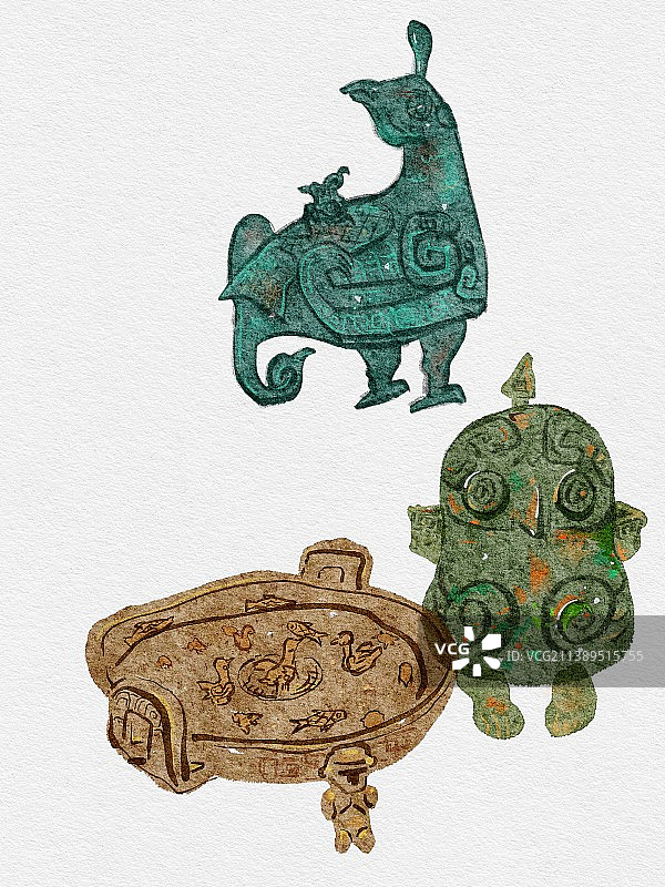 博物馆中国古代图片素材