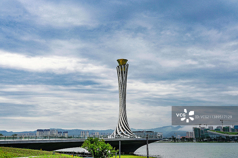 大运会火炬塔图片素材