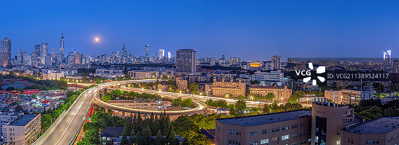 南京城市风光夜景图片素材