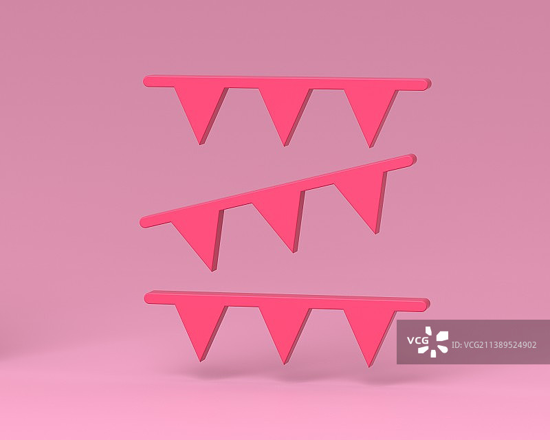 粉色3D爱情图形图片素材