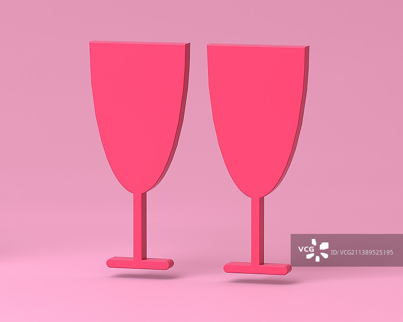 粉色3D爱情图形图片素材