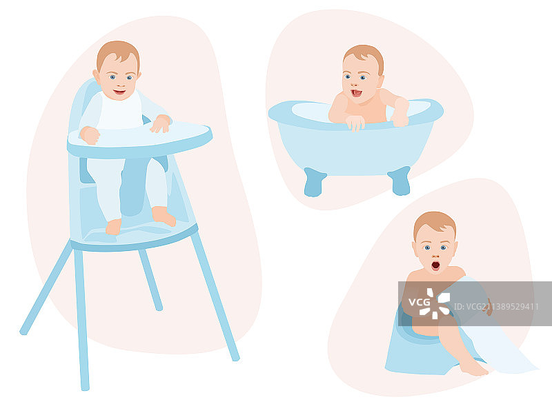 婴儿护理用品图片素材