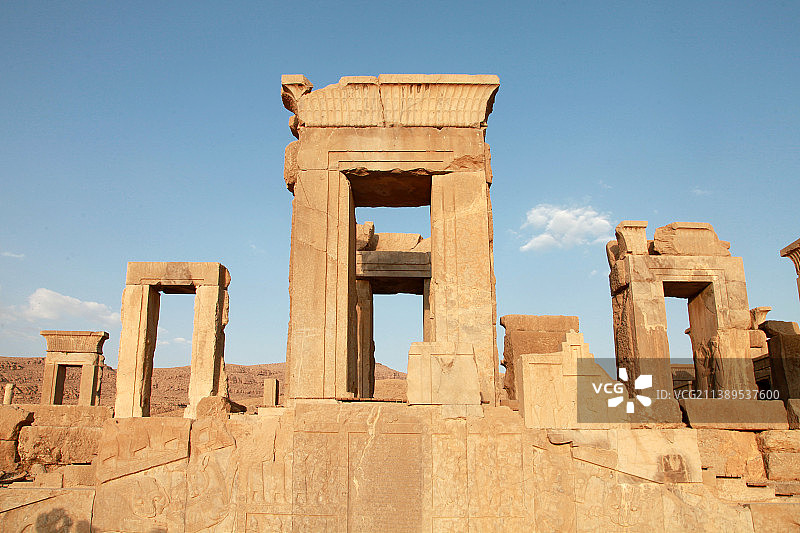 伊朗波斯波利斯宫遗址图片素材