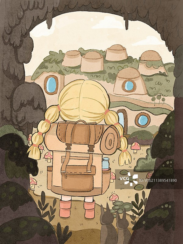 森林探险图片素材