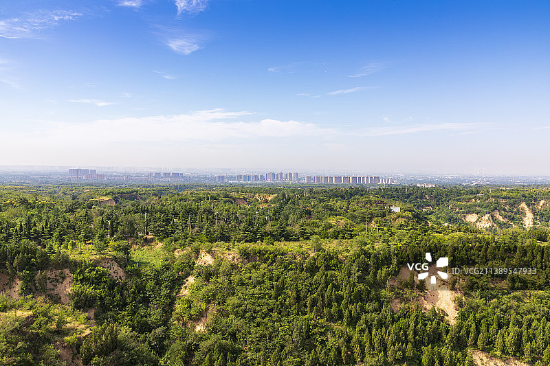 河南省郑州荥阳桃花峪景区夏天户外风光图片素材