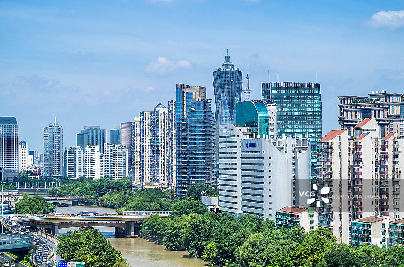 杭州武林门和大运河图片素材