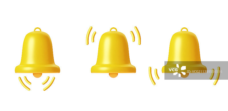 铃铛图标组合图片素材
