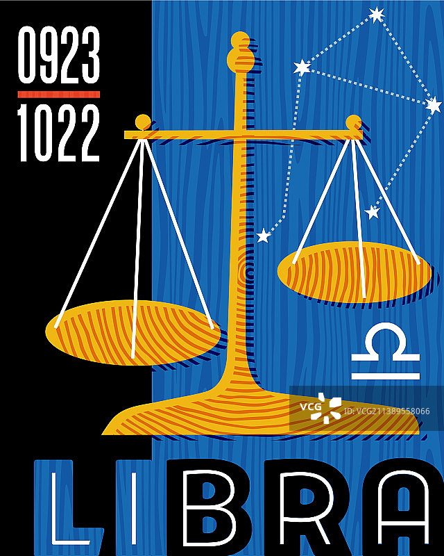 天秤座天平符号星座图片素材