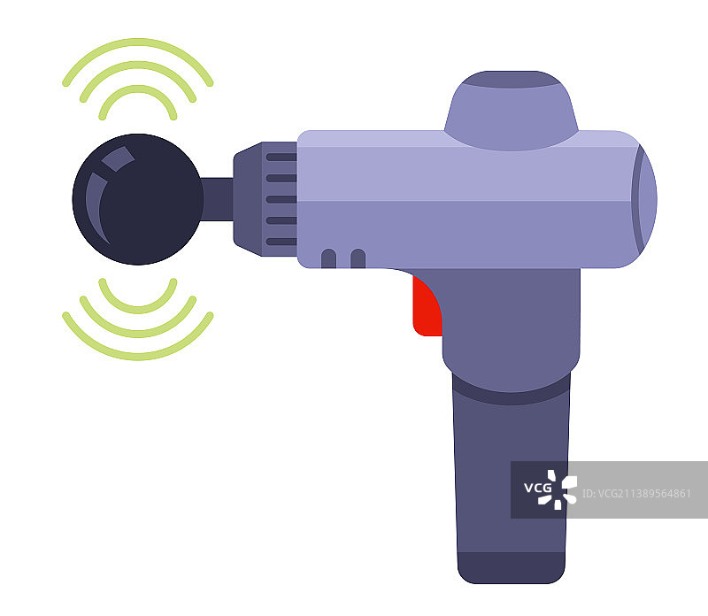 枪式电动按摩器图片素材
