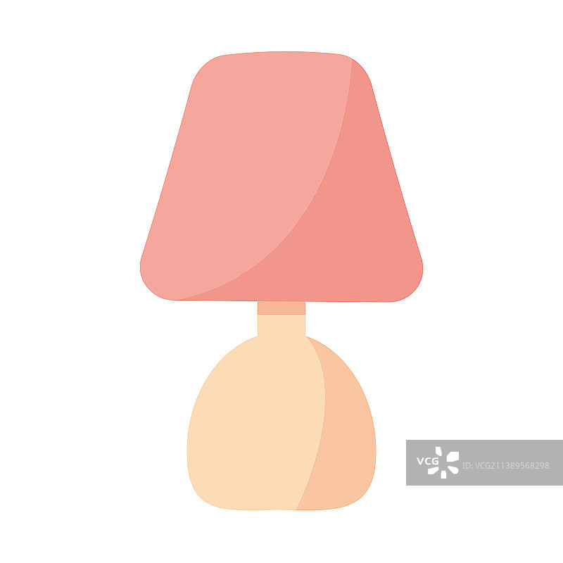 白色背景的夜灯图片素材