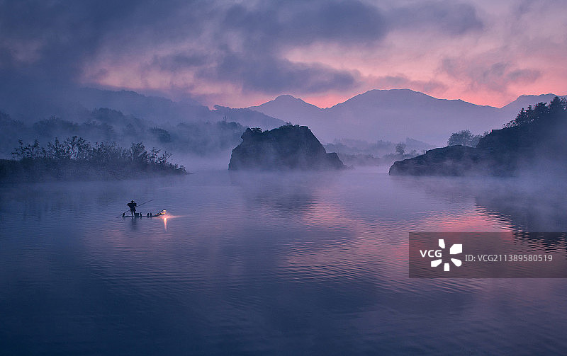 楠溪江 / 晨曦图片素材