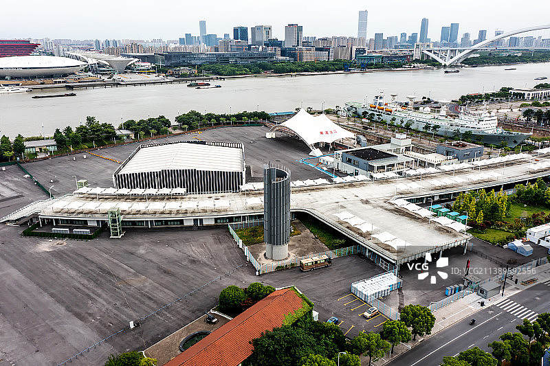 上海船舶馆航拍图片素材