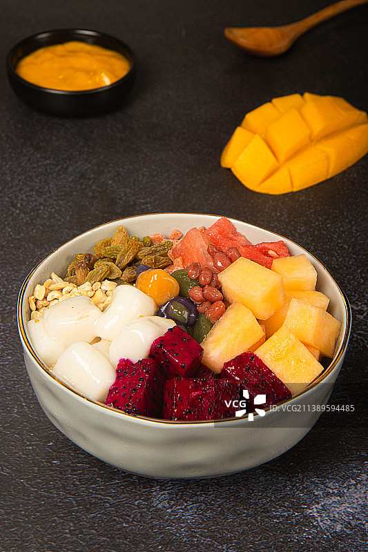 水果汤圆冰粉图片素材