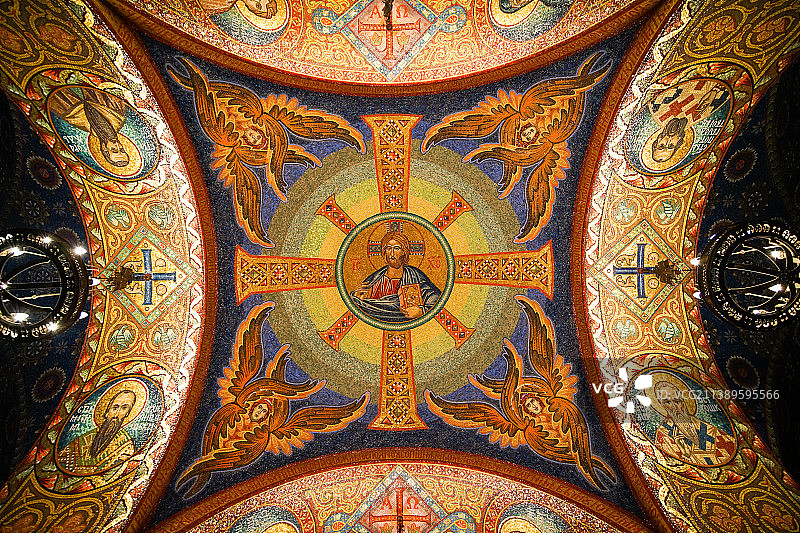 Holy Martyr George马赛克拱顶图片素材