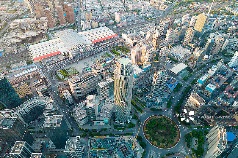 辽宁省沈阳北站城市风光建筑群图片素材