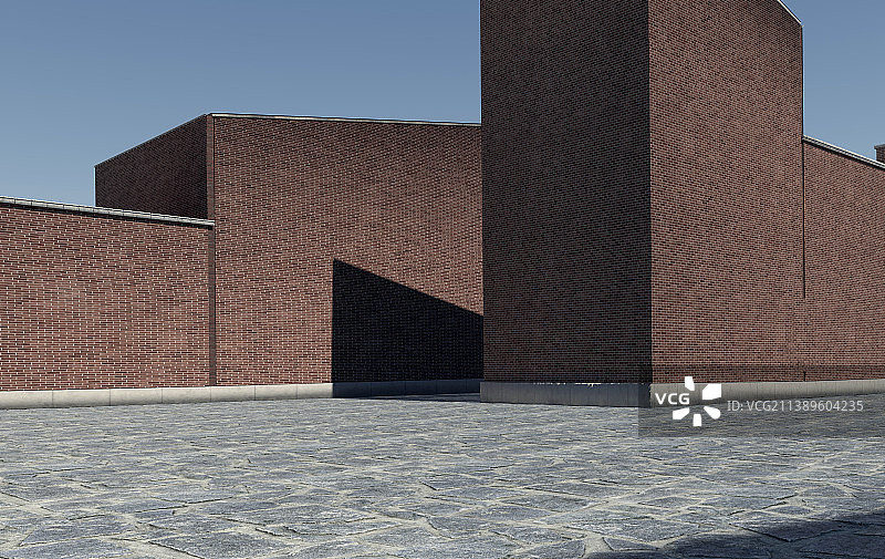 红墙建筑图片素材