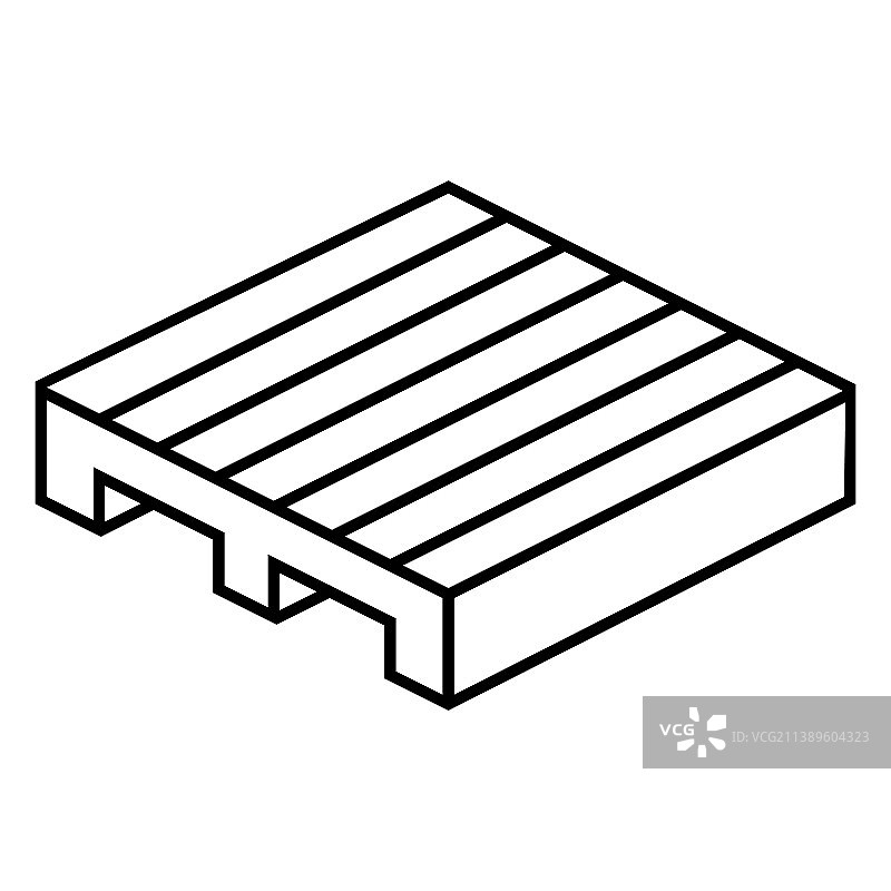 用于运输大件货物的托盘图片素材