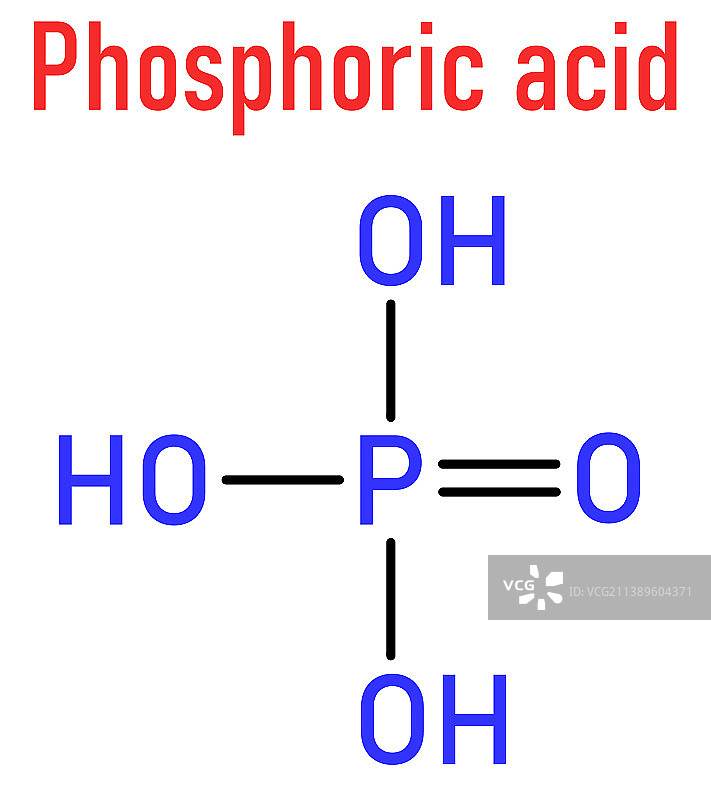磷酸矿物酸分子式图片素材