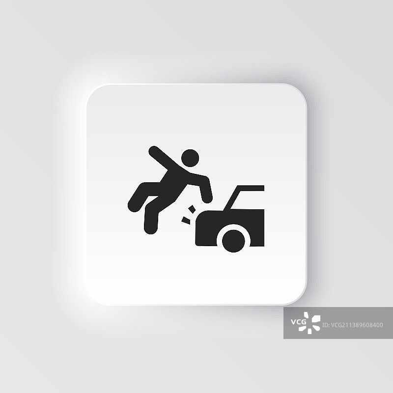 汽车事故损害赔偿责任图标图片素材