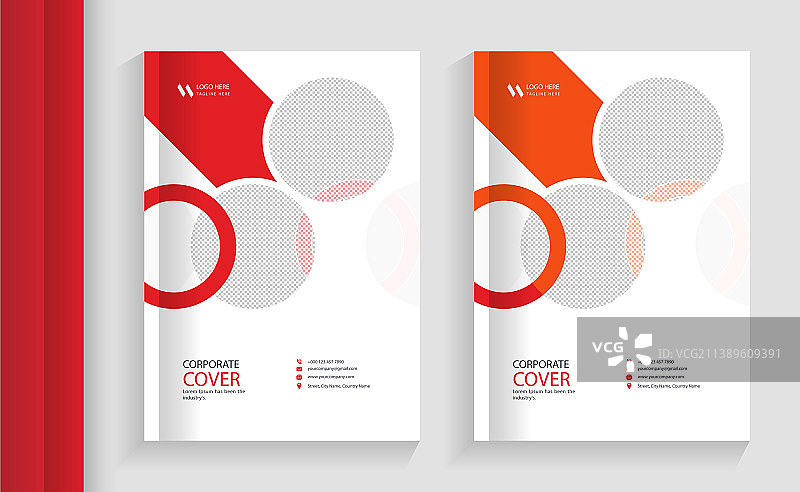 创意企业书籍封面设计模板图片素材