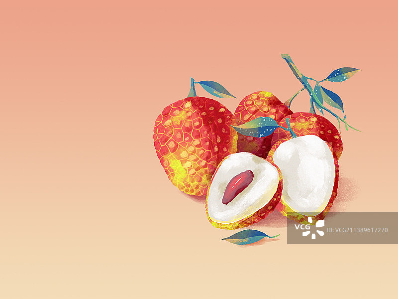 夏季水果荔枝图片素材