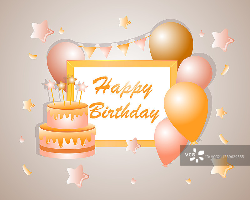 生日快乐的背景图片素材