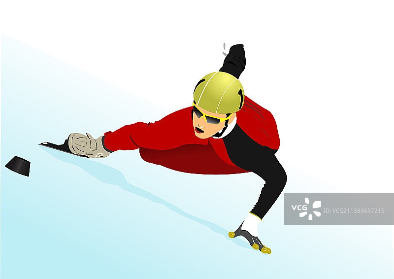 短道速度滑冰图片素材