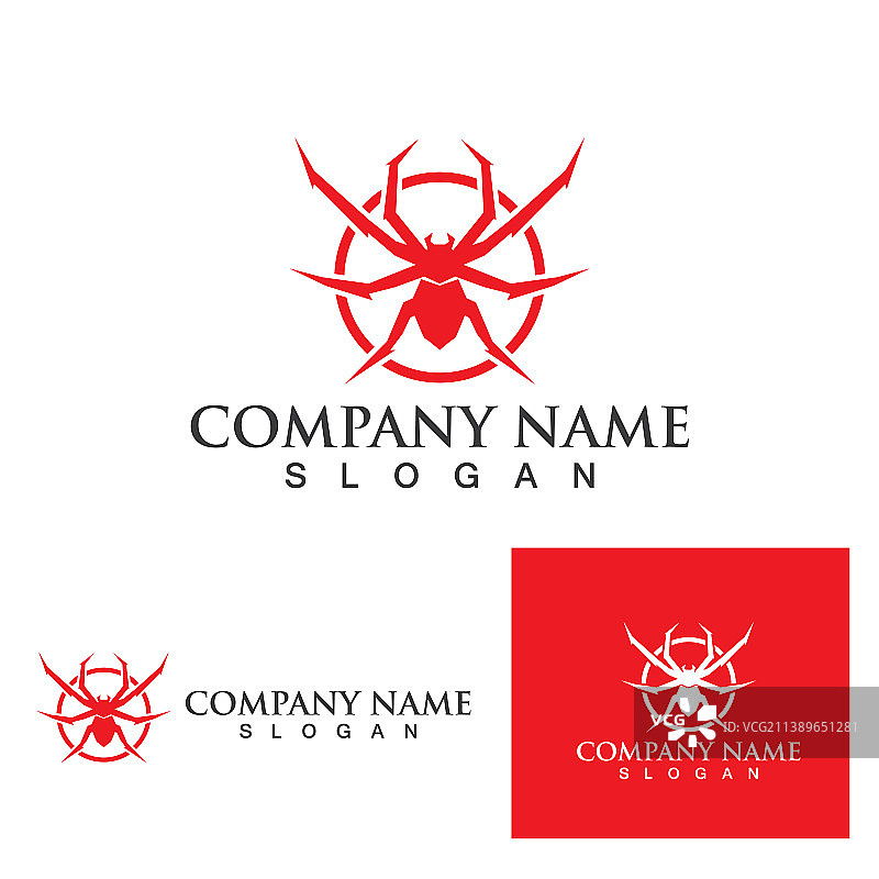 蜘蛛标志和符号图片素材