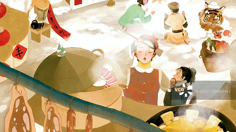 迎新年图片素材