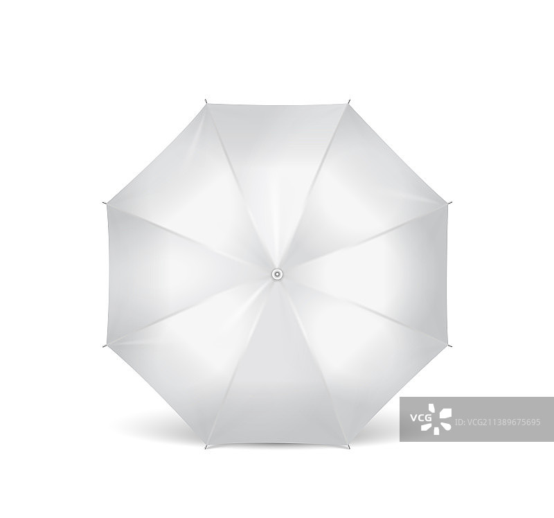 白色雨伞模型图片素材