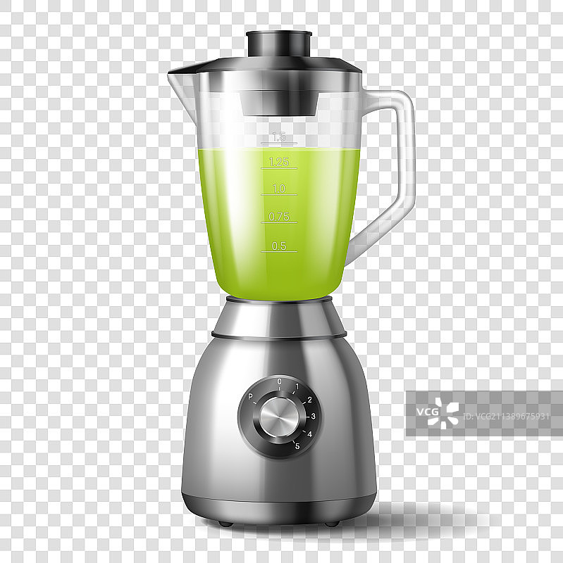 电动厨房搅拌机写实图标图片素材