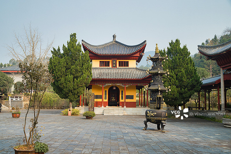 湖南名寺-石霜寺图片素材