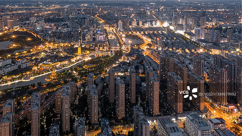 淮安清江浦区航拍图片素材