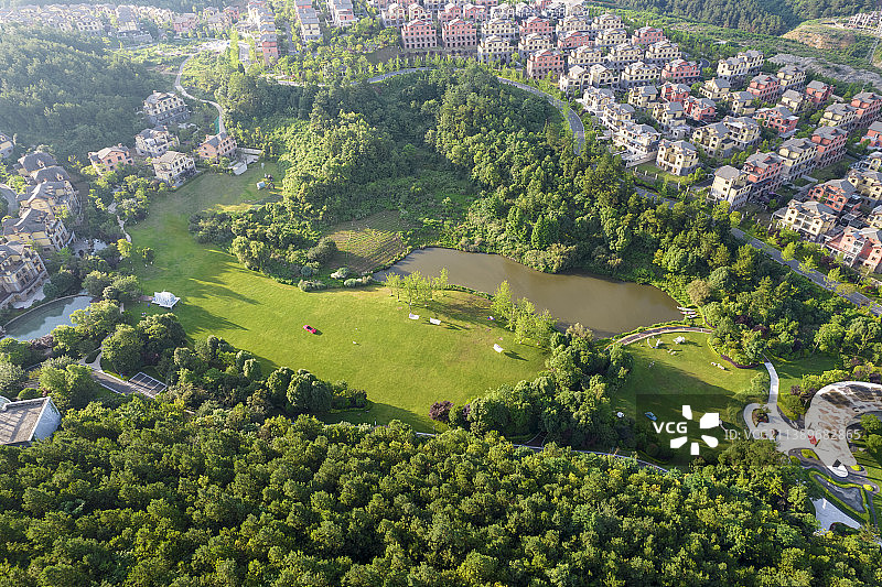 贵州省黔南龙里县茵特拉根小镇图片素材