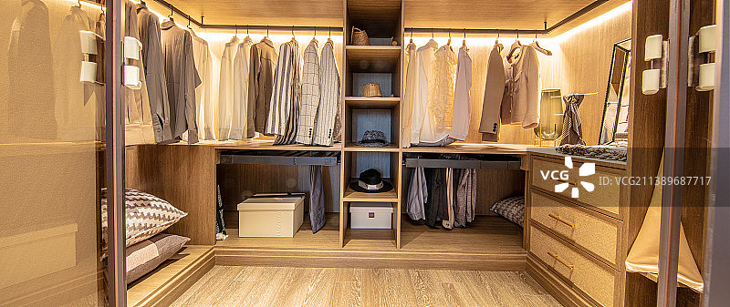 样板间衣帽间图片素材
