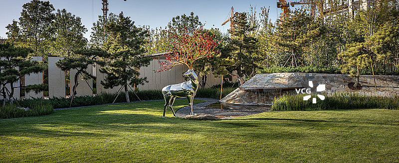 房地产园林美景图片素材