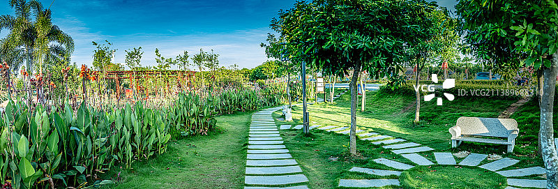 房地产园林美景图片素材