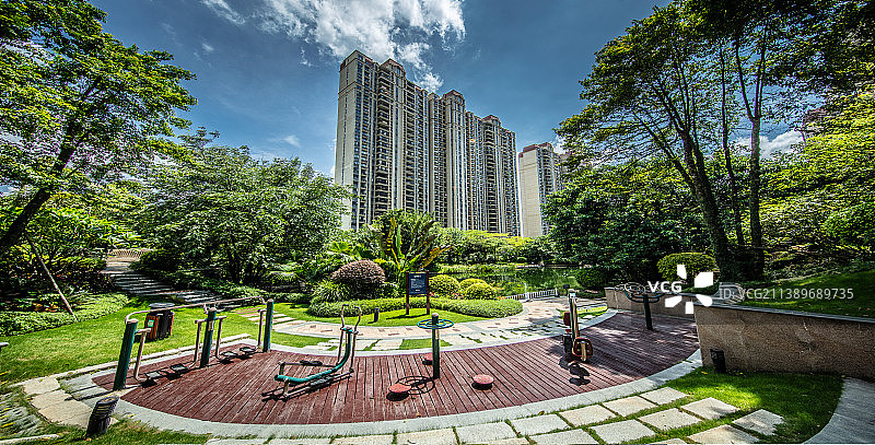 房地产园林美景图片素材