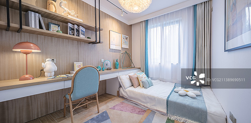 样板间儿童卧室图片素材