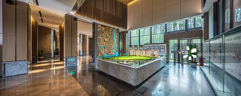 房地产售楼处沙盘图片素材