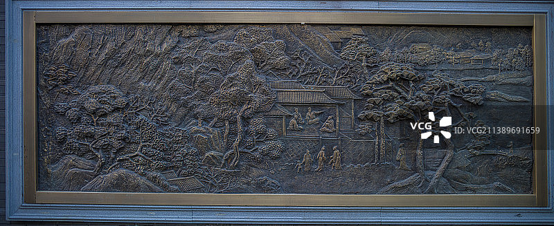 石材雕刻特写图片素材