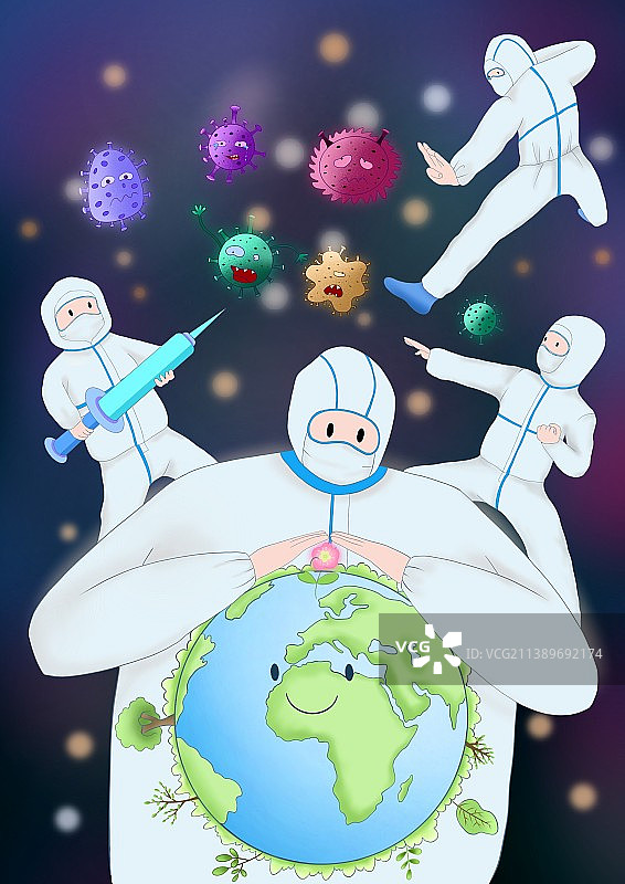 众志成城 抗击疫情图片素材